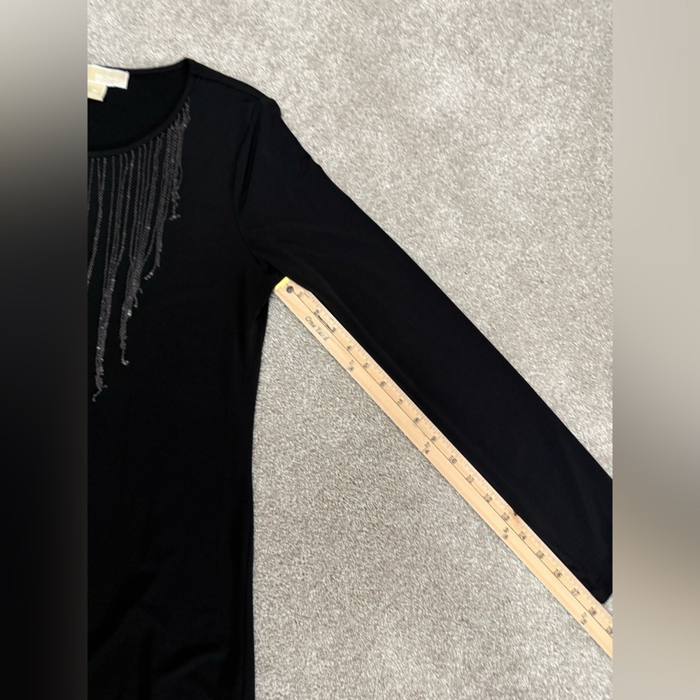 Michael Kors - Chic Black Chain Embellished Dress - size Medium - Perfect cond. - Picture 10 of 14